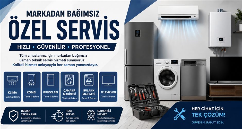 Özalp Beyaz Eşya Servisi — klima, kombi ve beyaz eşya servisi